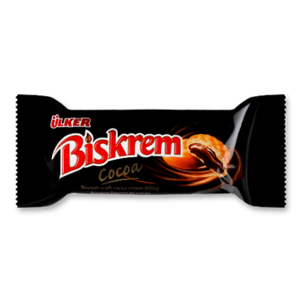 Печиво Ulker Biskrem з шоколадною начинкою 40г