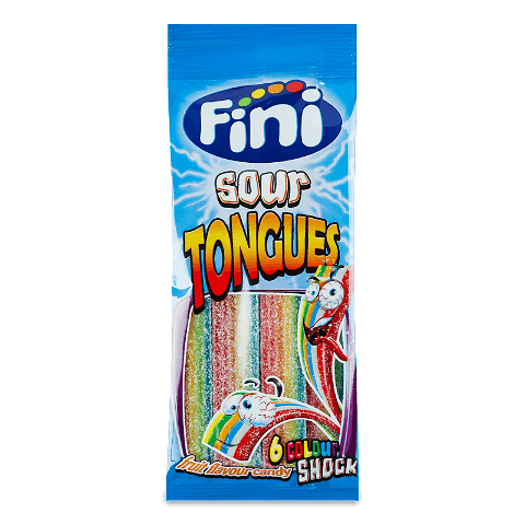 Цукерки Fini Sour tongues желейні 90г