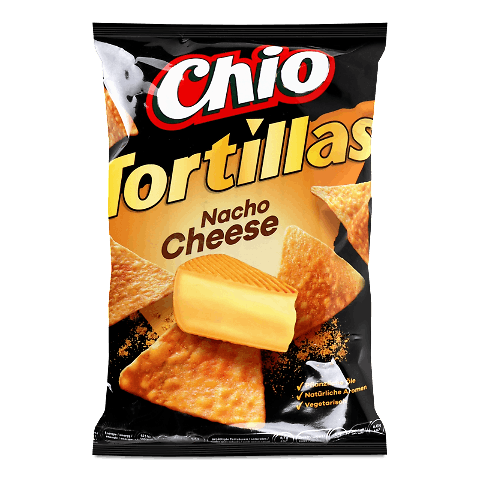 Чипси Chio Tortillas Nacho Cheese кукурудзяні 110г