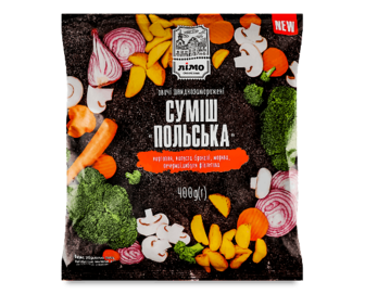 Суміш овочева «Лімо» «Польська» швидкозаморожена, 400г