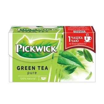 Чай (20 ф/п * 1,5 г) PICKWICK зелений натуральний к/уп 