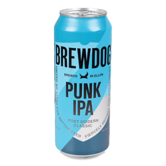 Пиво BrewDog Punk IPA світле з/б 0,5л