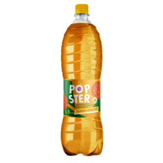Напій соковмісний Popster Sunny Orange сильногазований 1,5л