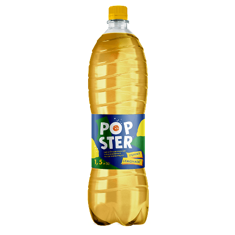 Напій Popster Funny Lemonade безалкогольний сильногазований 1,5л