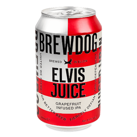 Пиво BrewDog Elvis Juice янтарне з/б 0,33л