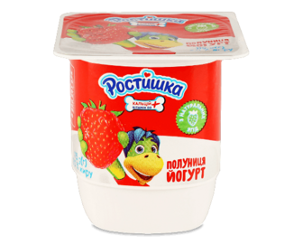 Йогурт Ростишка полуниця 2% стакан, 115г