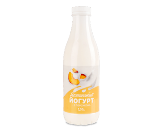 Йогурт Яготинський персик 1,5% пляшка, 750г