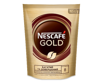 Кава розчинна Nescafe Gold натуральна, 165г