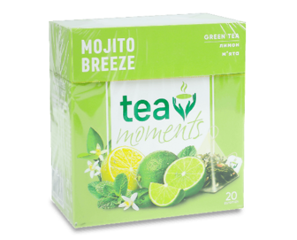 Чай зелений Tea Moments Mojito Breeze, 20*1,7г