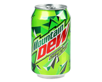 Напій Mountain Dew безалкогольний газований з/б, 0,33л