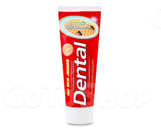 Паста зубна Dental Hot Red Jumbo Propolis + Whitening, 250мл