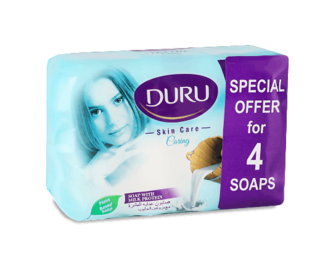 Мило Duru Skin Care з молочним протеїном, 4*65г