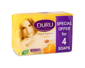 Мило Duru Skin Care з екстрактом меду, 4*65г