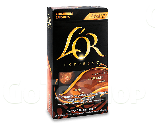 Кава мелена L&#039;OR Espresso Caramel в капсулах 10 шт., 52г