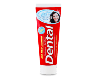 Паста зубна Dental Hot Red Jumbo «Додаткове відбілювання», 250мл