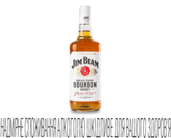 Віскі Jim Beam Kentucky Straight Bourbon, 1л