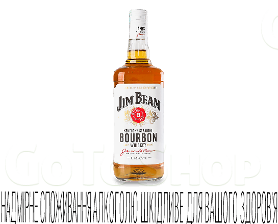 Віскі Jim Beam Kentucky Straight Bourbon, 1л