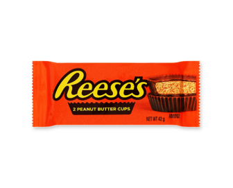 Цукерки Reese's з арахісовою пастою шоколадні 2 шт., 42г