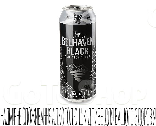 Пиво Belhaven Black темне з/б, 0,44л