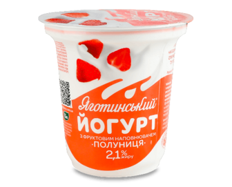 Йогурт Яготинський полуниця 2,1%, 260г