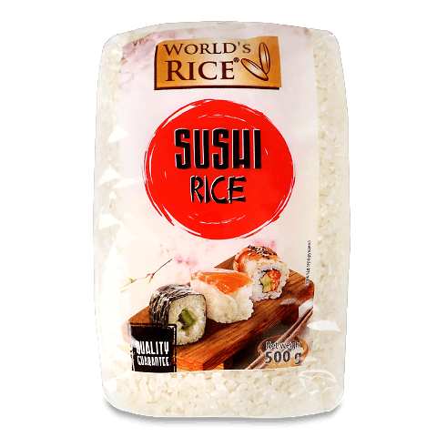 Рис World&#039;s rice для суші 500г