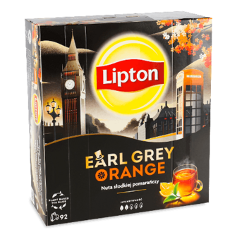 Чай чорний Lipton Earl Grey Orange 92*1,4г