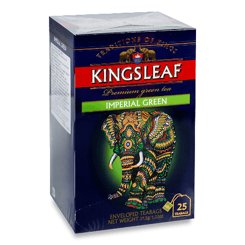 Чай зелений Kingsleaf Imperial green, конверт 25*1,5г