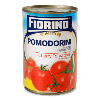 Томати Fiorino чері цілі в томатному соку 400г