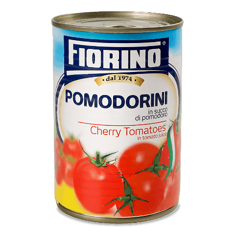 Томати Fiorino чері цілі в томатному соку 400г