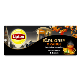 Чай чорний Lipton Earl Grey Orange 25*1,4г