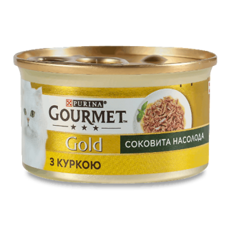 Корм для котів Gourmet Gold Соковита насолода з куркою 85г