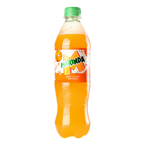 Напій Mirinda Orange Zero Sugar безалкоголний сильногазований 0,5л