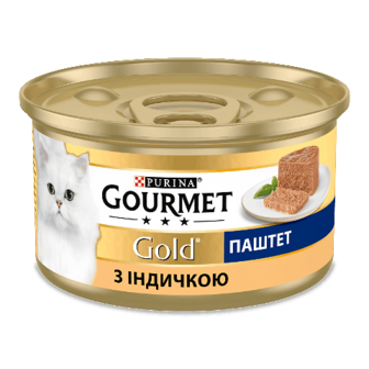Корм Gourmet Gold мус з індичкою з/б 85г