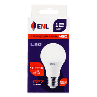 Лампа світлодіодна ENL A60 12Вт 4100K E27 шт