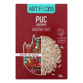 Рис Art Foods «Басматі» 4*125г/уп