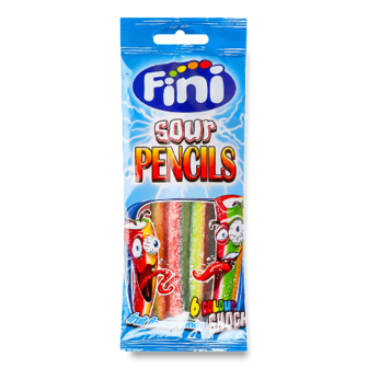 Цукерки Fini Sour pencils желейні 90г