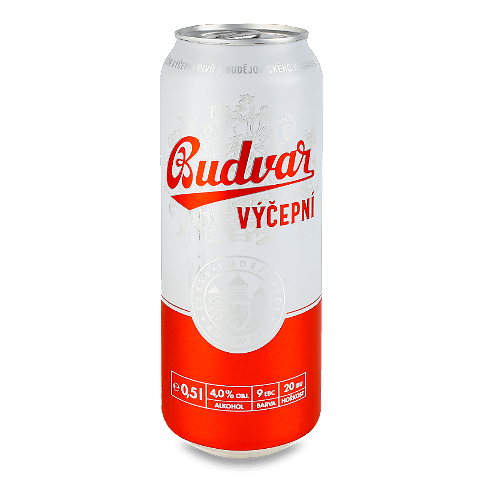 Пиво Budweiser Budvar Бочкове світле з/б 0,5л