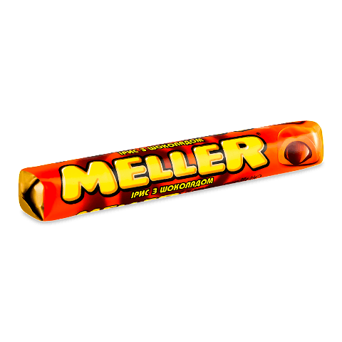 Цукерка Meller ірис з шоколадом жувальна 38г