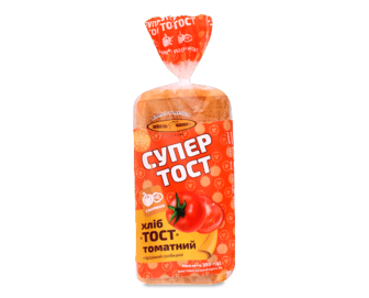 Хліб «Київхліб» тостовий томатний нарізаний, 350г