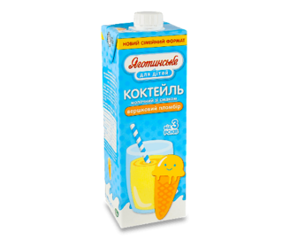 Коктейль молочний Яготинське для дітей Вершковий пломбір 2,5%, 950г