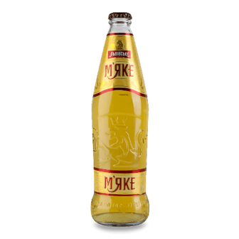 Пиво «Львівське» «М'яке» світле 0,45л