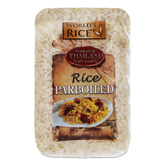 Рис World's rice парбоілд 500г
