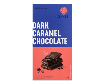 Шоколад темний Spell з шоколадною карамеллю, 70г