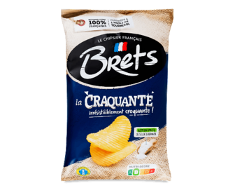 Чипси Bret's картопляні хвилясті з сіллю, 125г