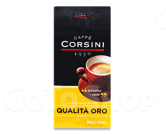 Кава мелена Corsini Qualita&#039; Oro смажена натуральна, 250г
