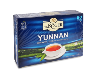 Чай чорний Sir Roger Yunnan, 80*1,7г/уп