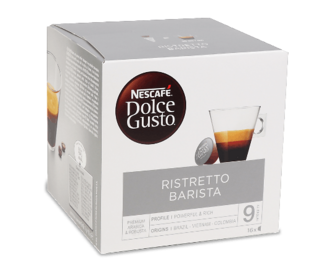 Кава мелена Dolce Gusto Ristretto Barista смажена 16 капсул, 112г