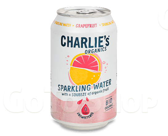 Вода мінеральна Charlie&#039;s з соком грейпфрута з/б, 0,33л