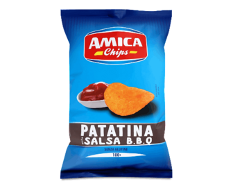 Чипси Amica картопляні зі смаком барбекю, 100г