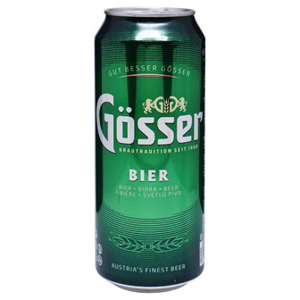 Пиво Gosser світле 5,2% 0,5л